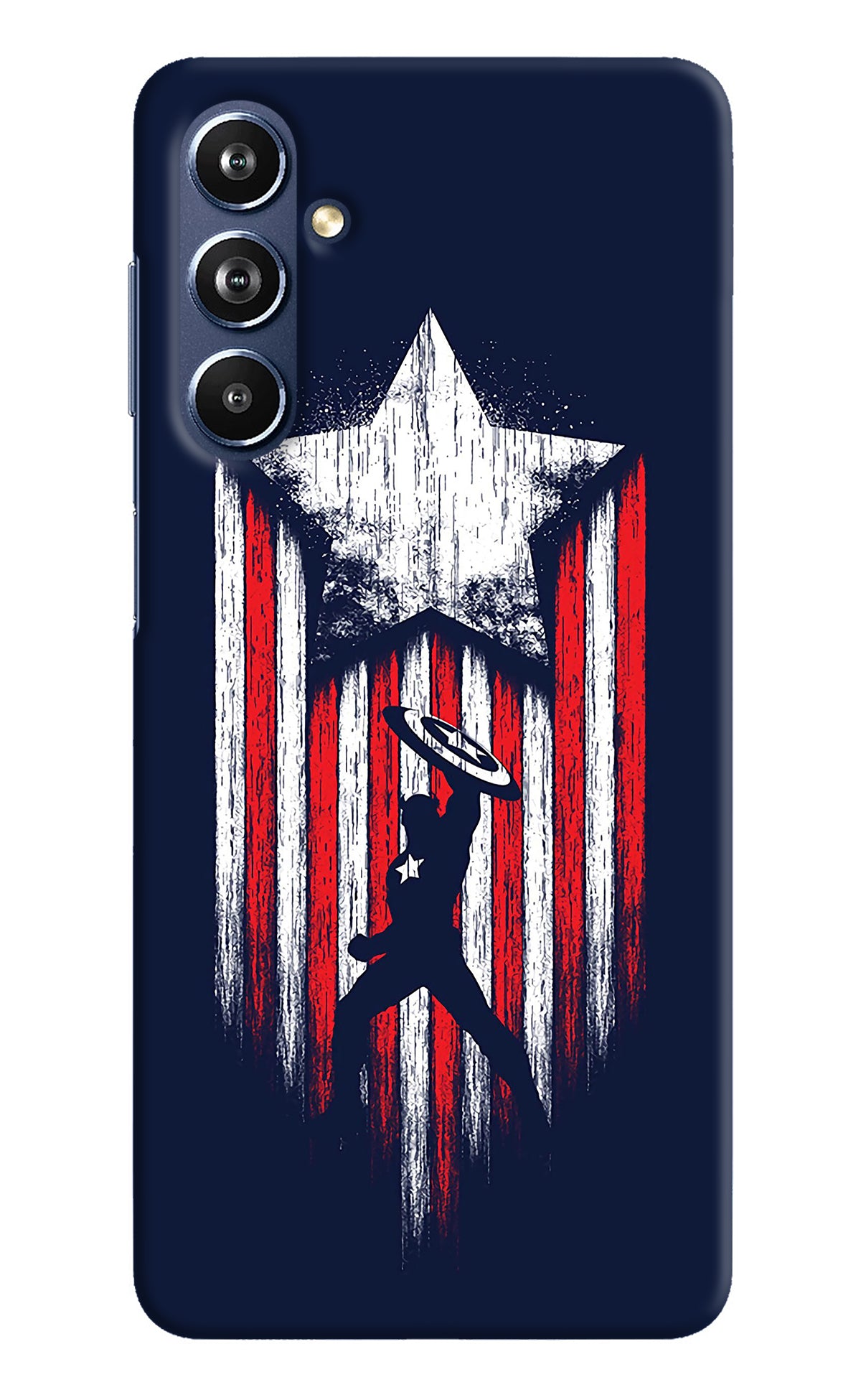 Captain America Marvel Art Samsung F54 5G Back Cover