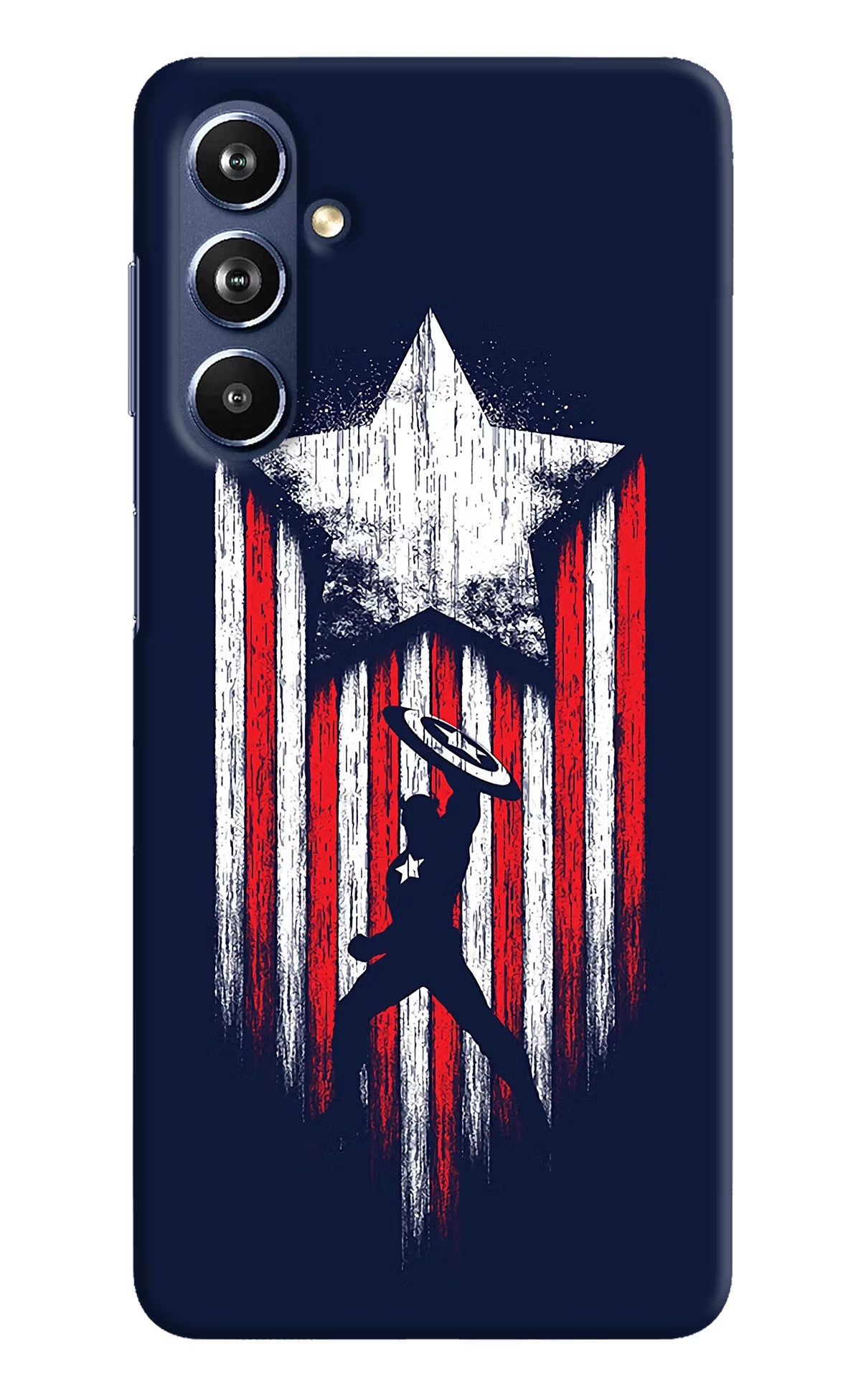 Captain America Marvel Art Samsung F54 5G Hard Case Back Cover by Casekaro