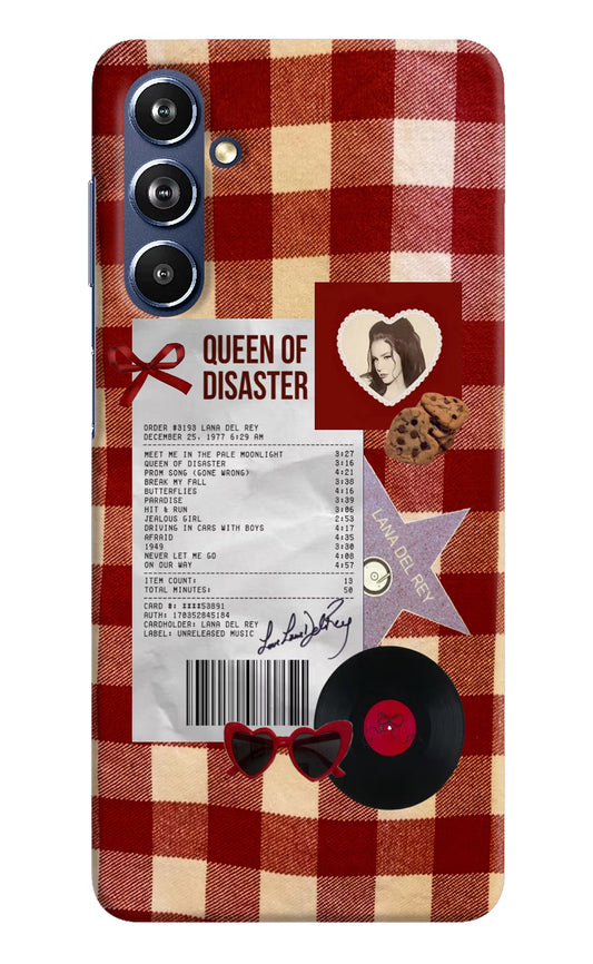 Queen of Disaster Samsung F54 5G Hard Case Back Cover by Casekaro