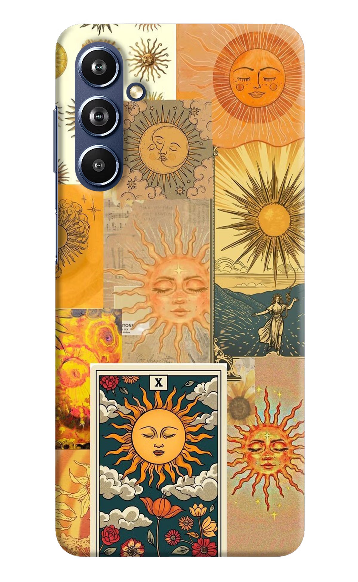 Sun Samsung F54 5G Hard Case Back Cover by Casekaro