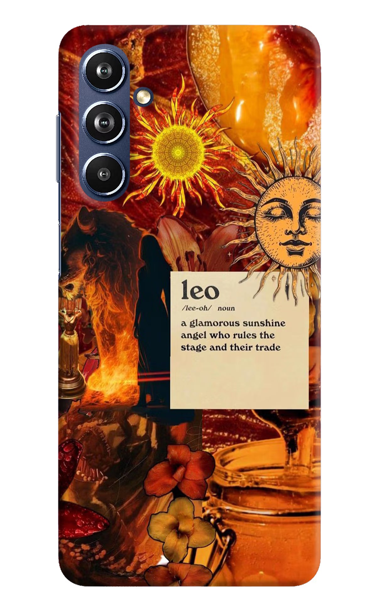 Leo Zodiac Samsung F54 5G Hard Case Back Cover by Casekaro