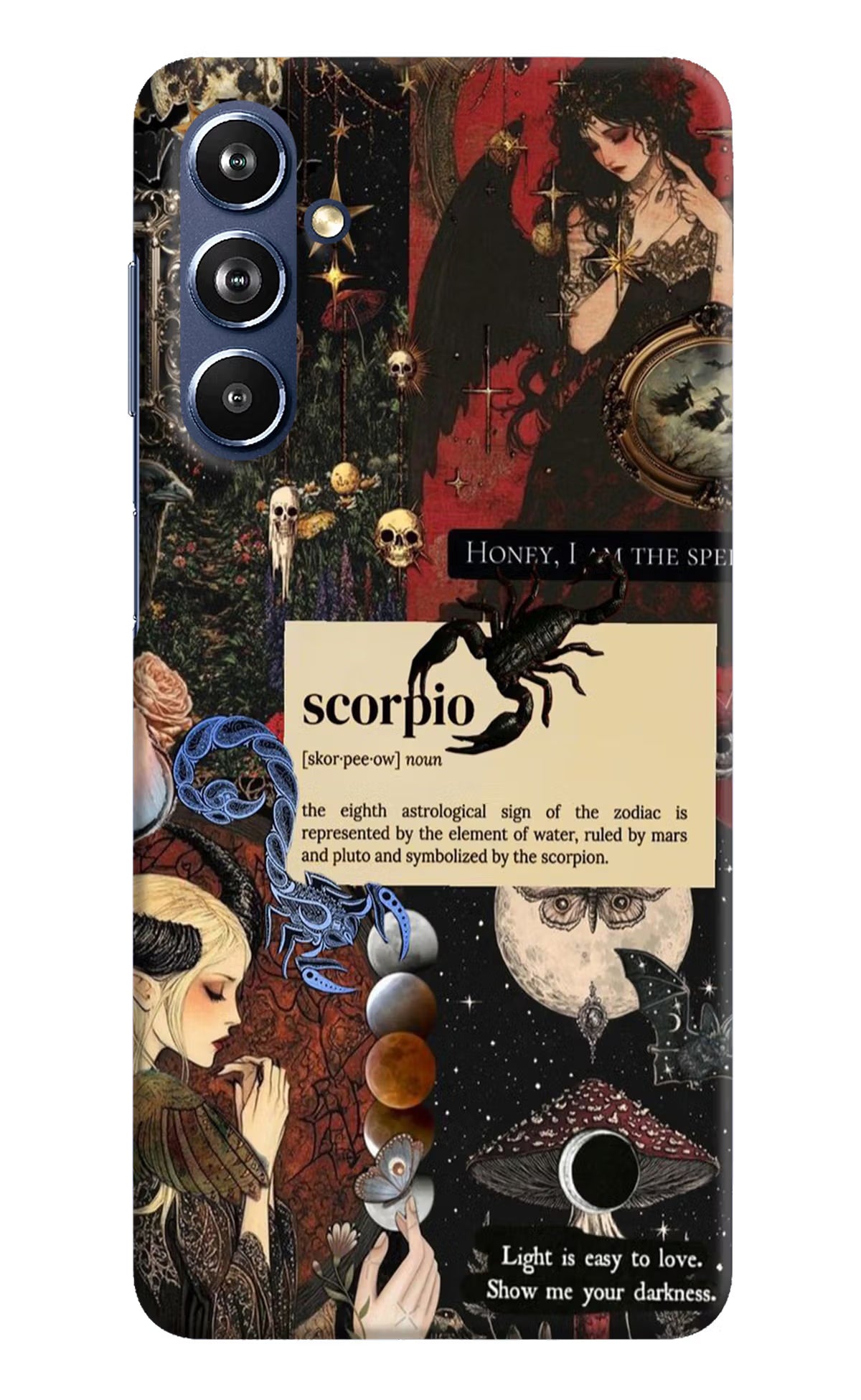 Scorpio Zodiac Samsung F54 5G Hard Case Back Cover by Casekaro