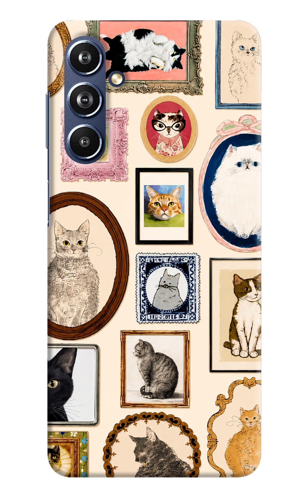 Mirror Cats Samsung F54 5G Back Cover