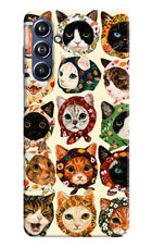 Cool Cat Samsung F54 5G Hard Case Back Cover by Casekaro