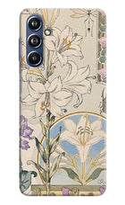 White Lily Samsung F54 5G Hard Case Back Cover by Casekaro
