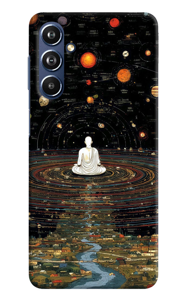 Space Monk Samsung F54 5G Hard Case Back Cover by Casekaro