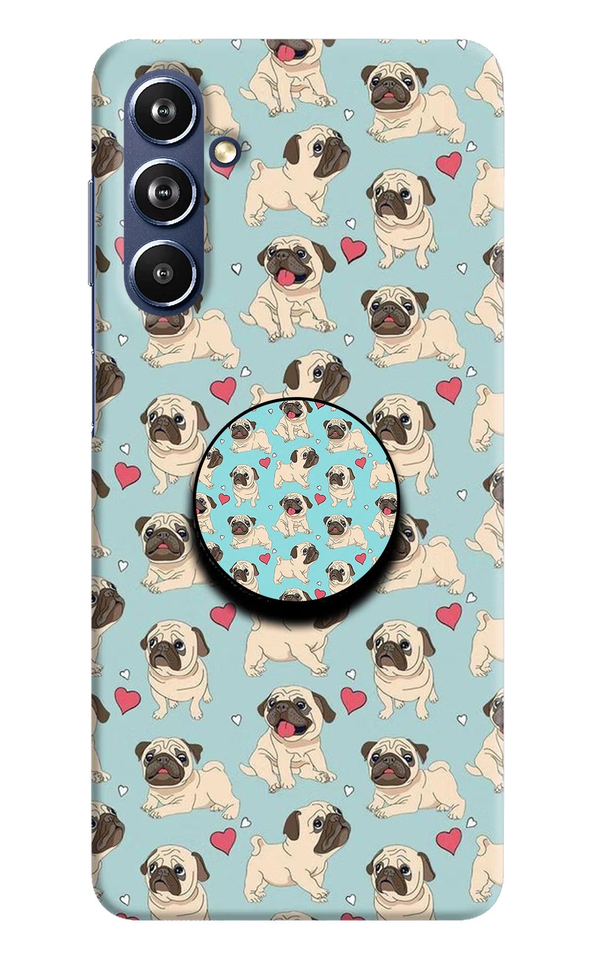 Pug Dog Samsung F54 5G Pop Case by Casekaro