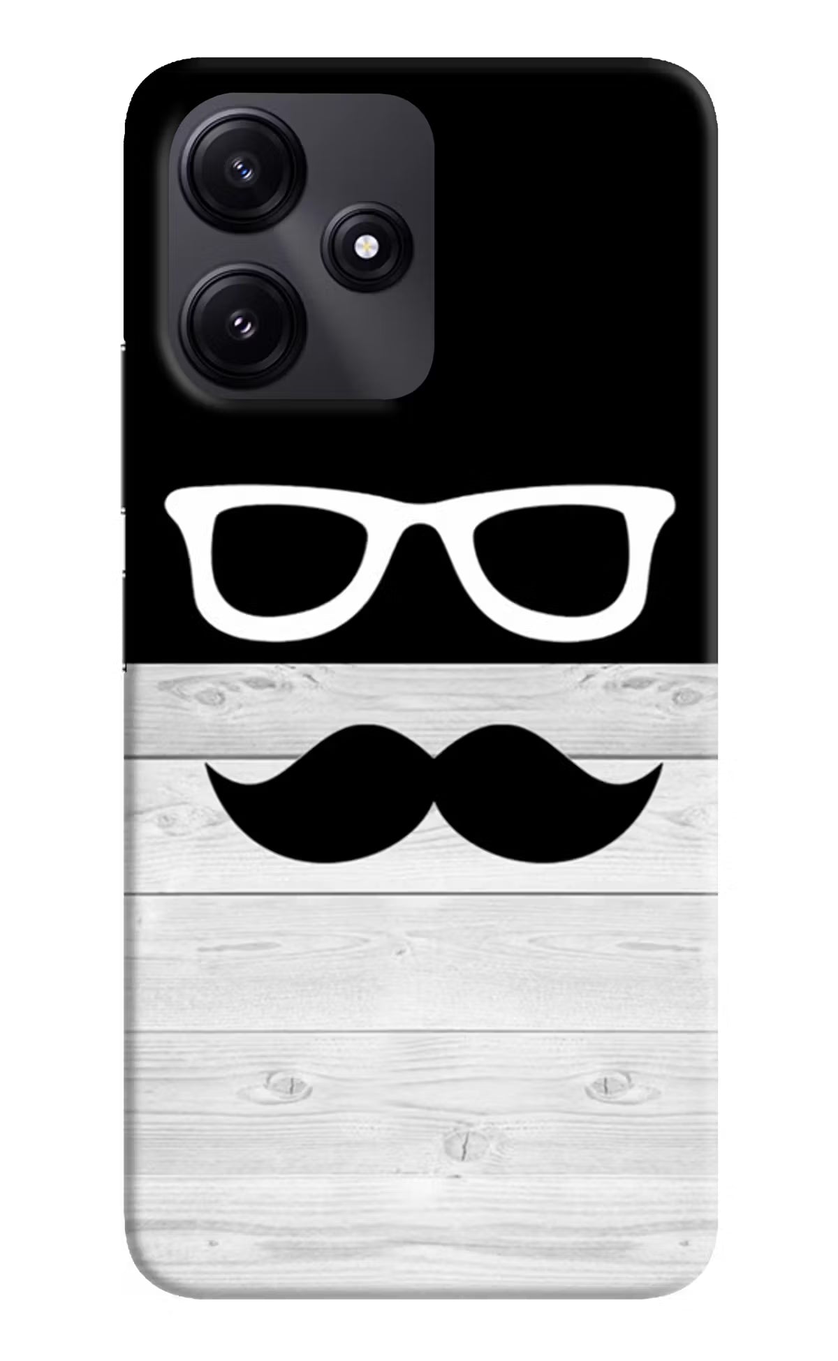 Mustache Poco M6 Pro 5G Hard Case Back Cover by Casekaro