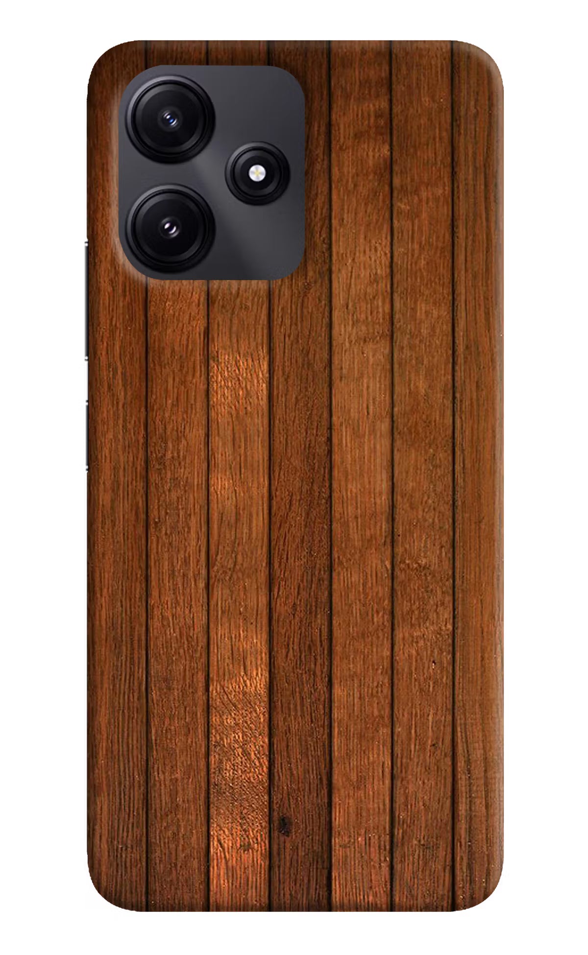 Wooden Artwork Bands Poco M6 Pro 5G Hard Case Back Cover by Casekaro