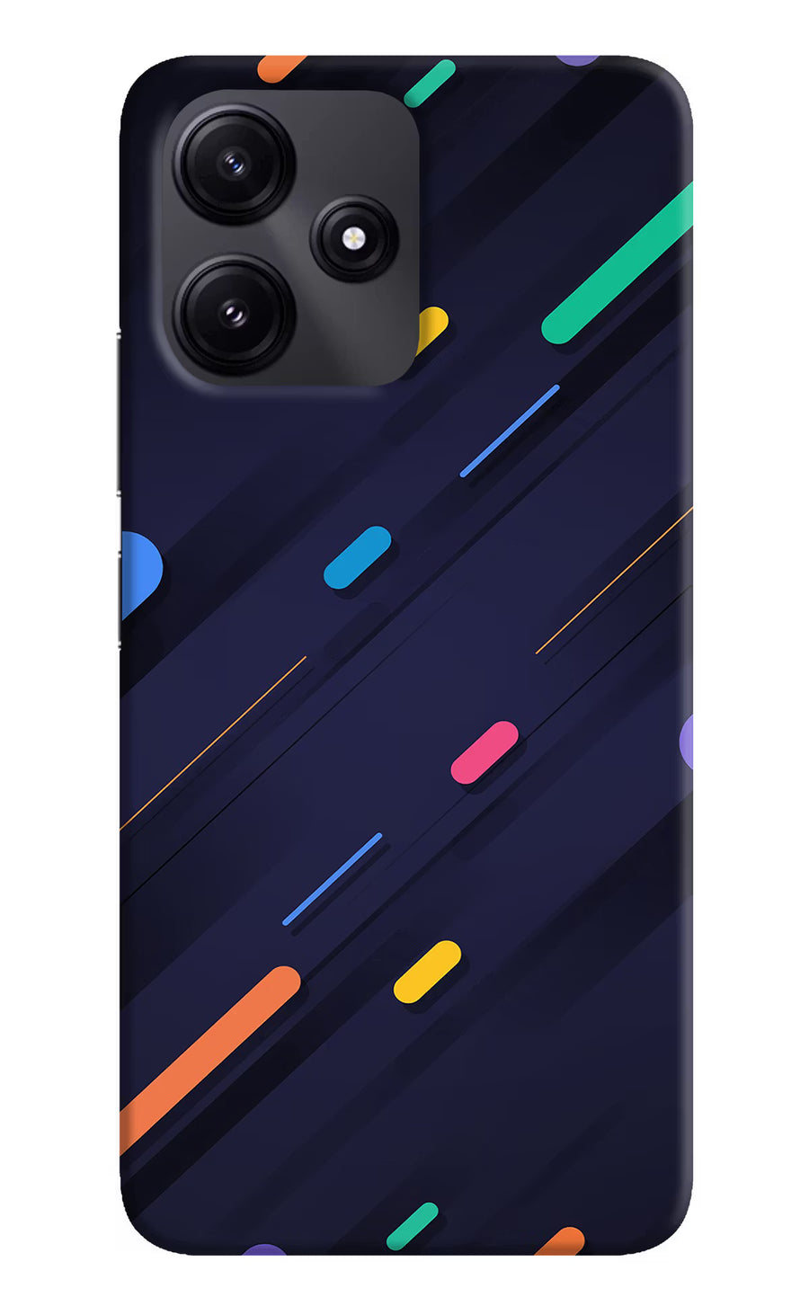 Abstract Design Poco M6 Pro 5G Back Cover, Hard case