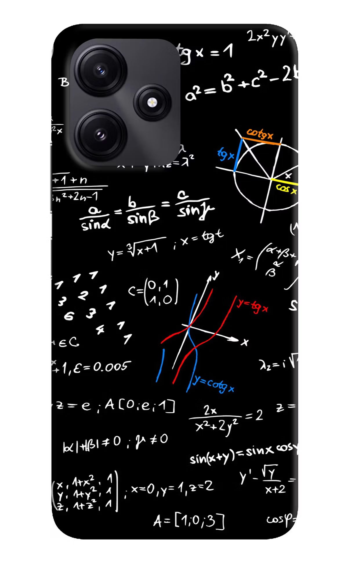 Mathematics Formula Poco M6 Pro 5G Hard Case Back Cover by Casekaro