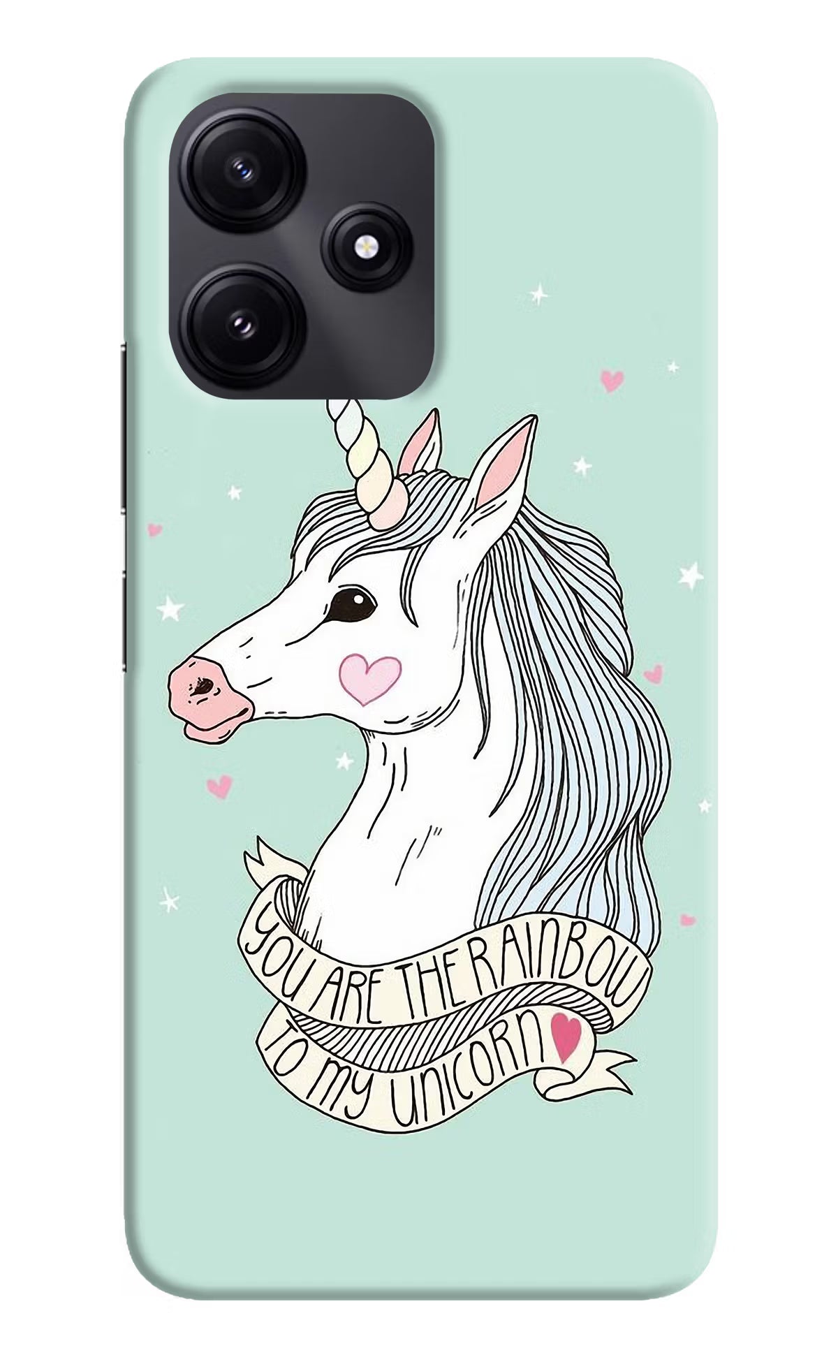 Unicorn Wallpaper Poco M6 Pro 5G Hard Case Back Cover by Casekaro