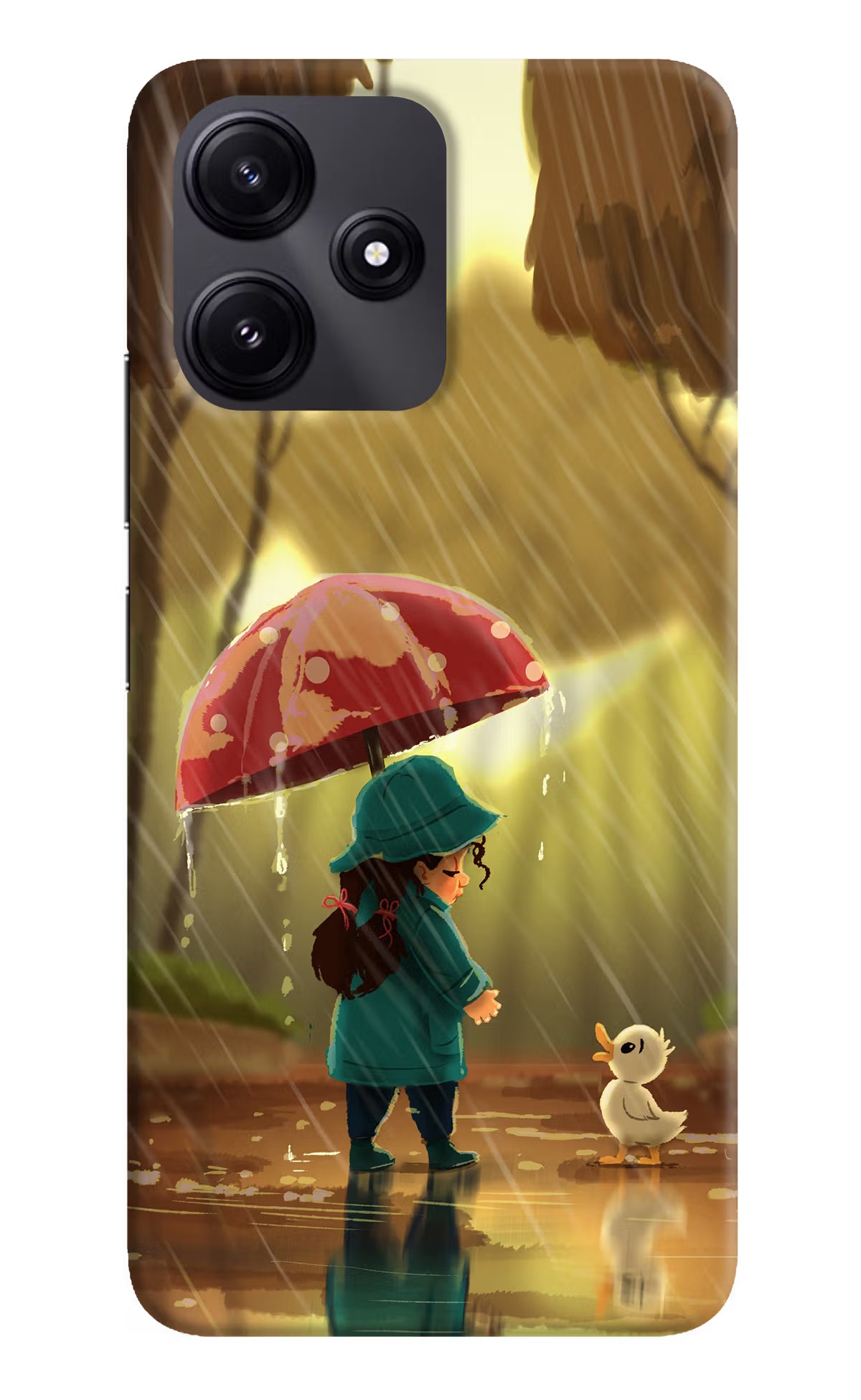Rainy Day Poco M6 Pro 5G Hard Case Back Cover by Casekaro