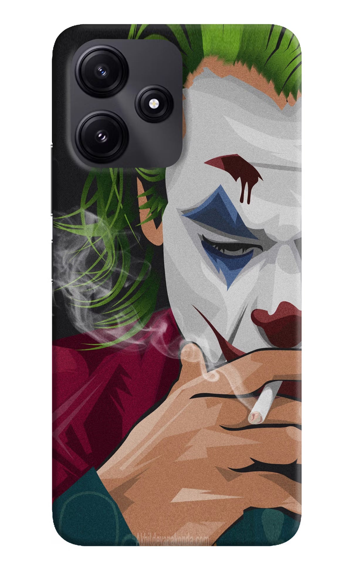 Joker Smoking Poco M6 Pro 5G Hard Case Back Cover by Casekaro