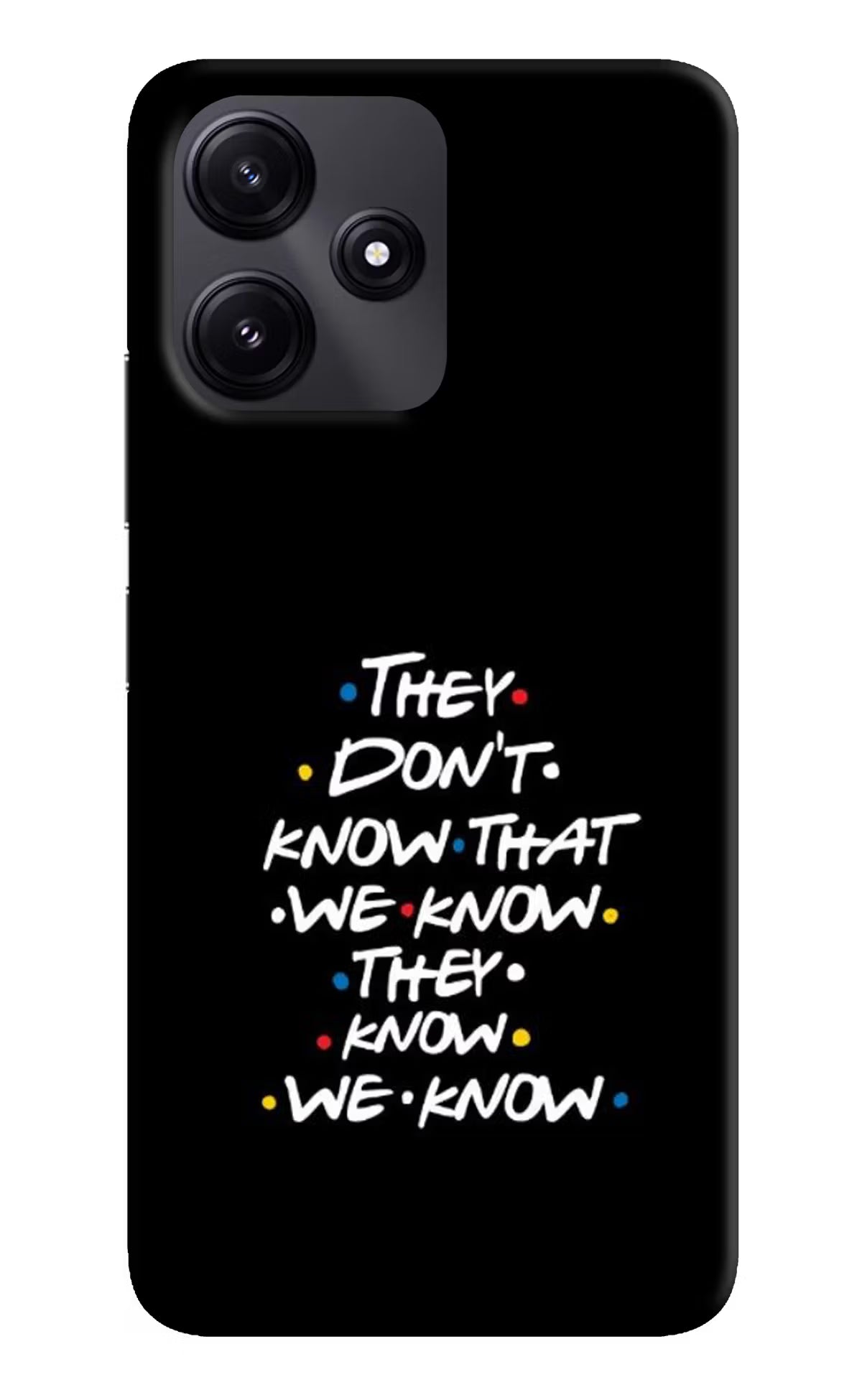 FRIENDS Dialogue Poco M6 Pro 5G Hard Case Back Cover by Casekaro