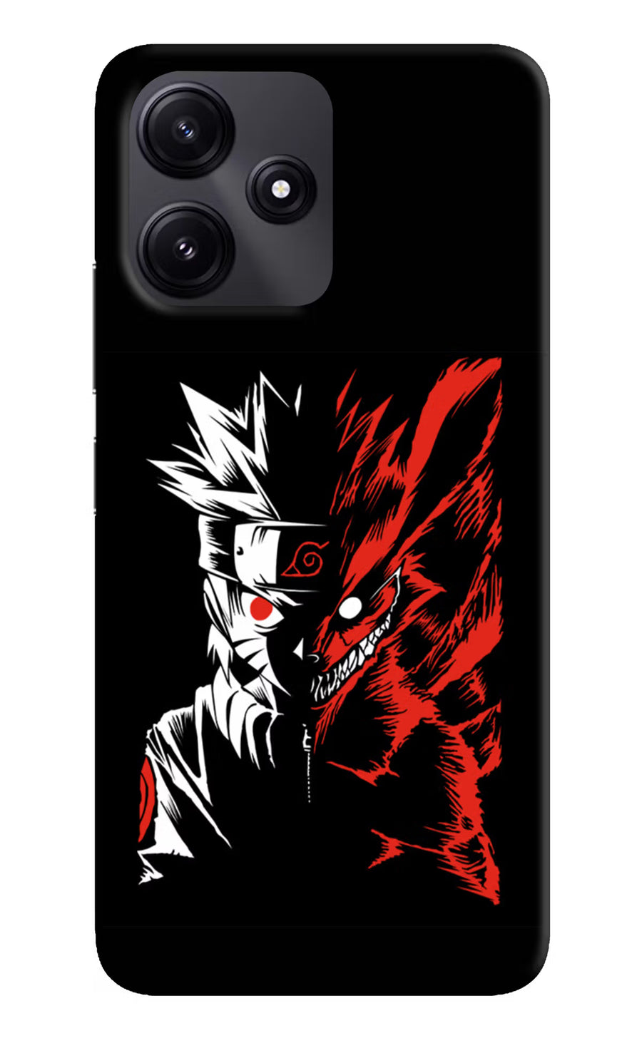Naruto Two Face Poco M6 Pro 5G Back Cover, Hard case