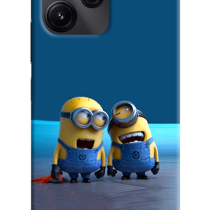 Minion Laughing Poco M6 Pro 5G Hard Case Back Cover by Casekaro