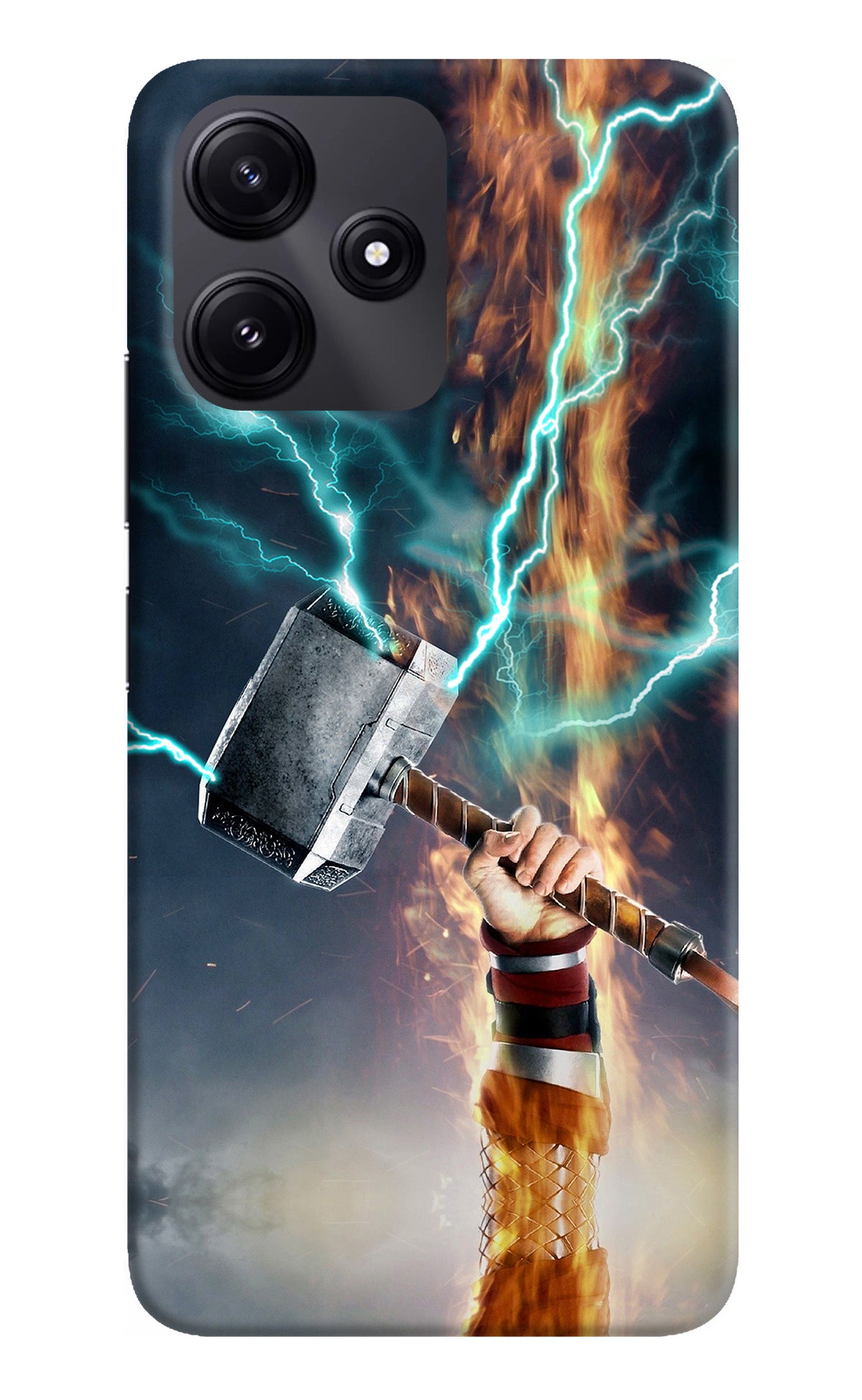 Thor Hammer Mjolnir Poco M6 Pro 5G Back Cover