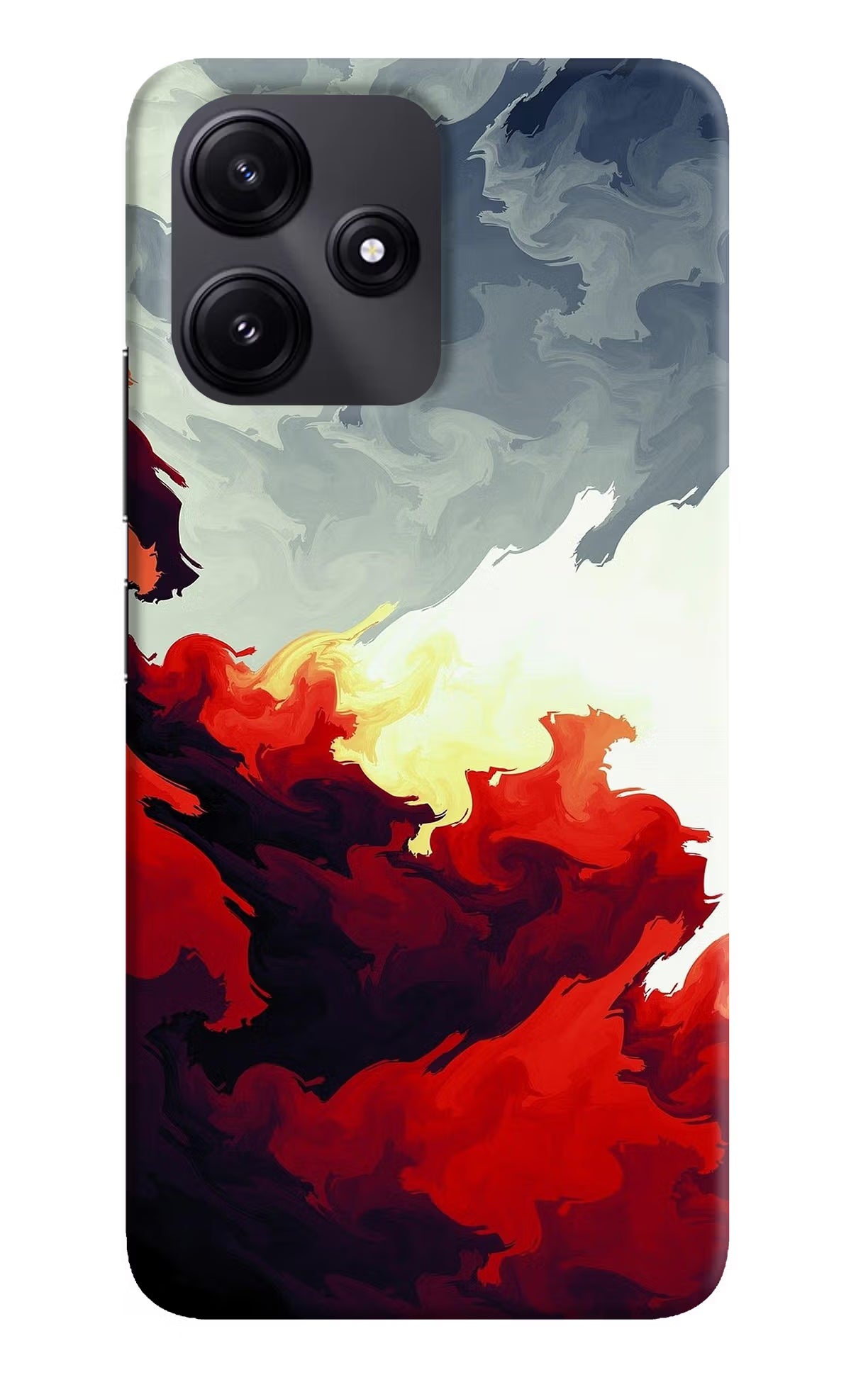 Fire Cloud Poco M6 Pro 5G Hard Case Back Cover by Casekaro