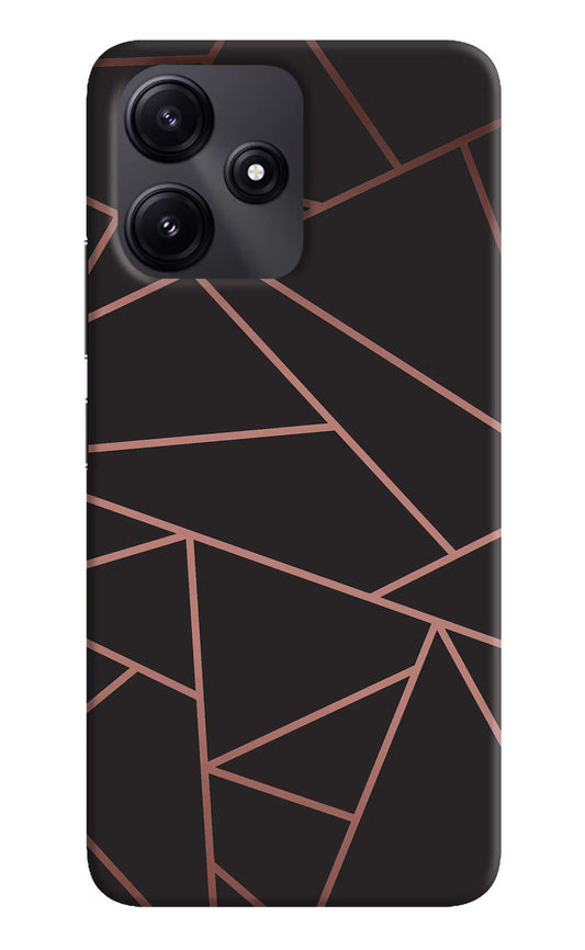 Geometric Pattern Poco M6 Pro 5G Hard Case Back Cover by Casekaro