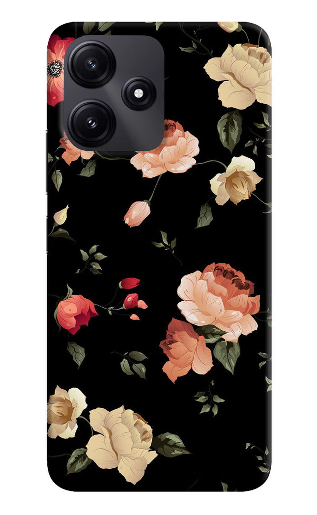 Flowers Poco M6 Pro 5G Hard Case Back Cover by Casekaro
