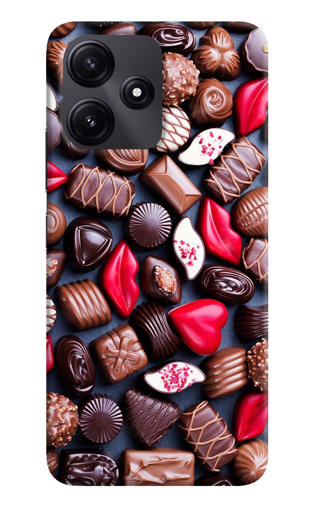 Chocolates Poco M6 Pro 5G Hard Case Back Cover by Casekaro