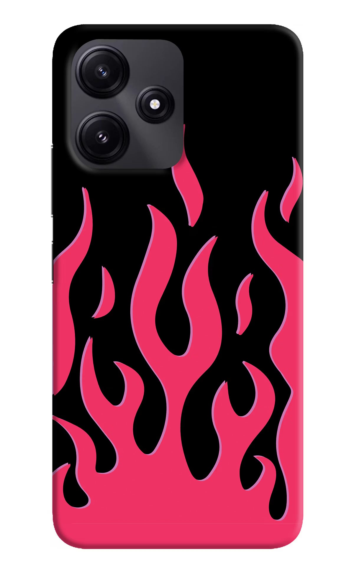 Fire Flames Poco M6 Pro 5G Hard Case Back Cover by Casekaro