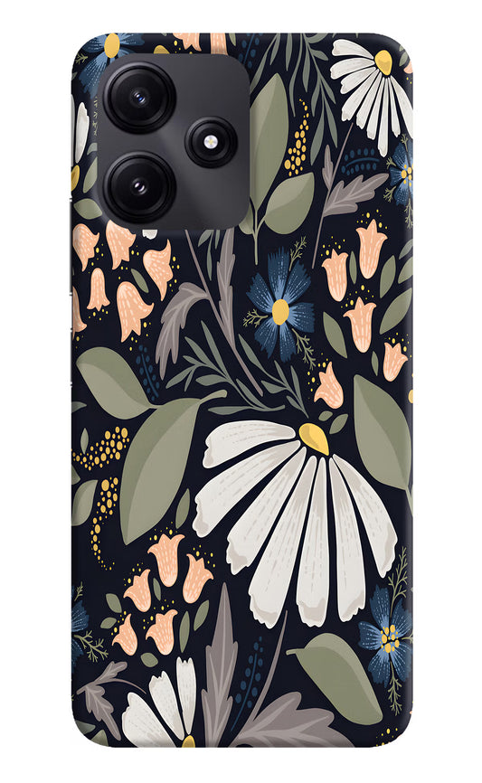 Flowers Art Poco M6 Pro 5G Hard Case Back Cover by Casekaro