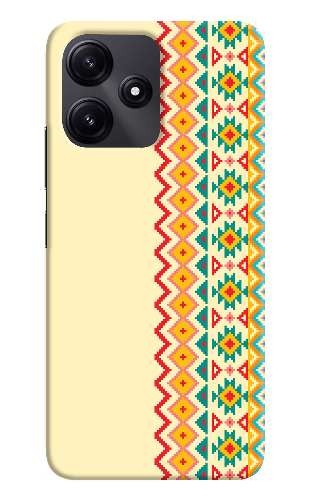 Ethnic Seamless Poco M6 Pro 5G Hard Case Back Cover by Casekaro