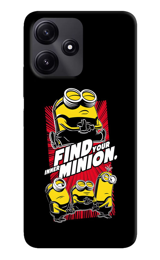 Find your inner Minion Poco M6 Pro 5G Hard Case Back Cover by Casekaro