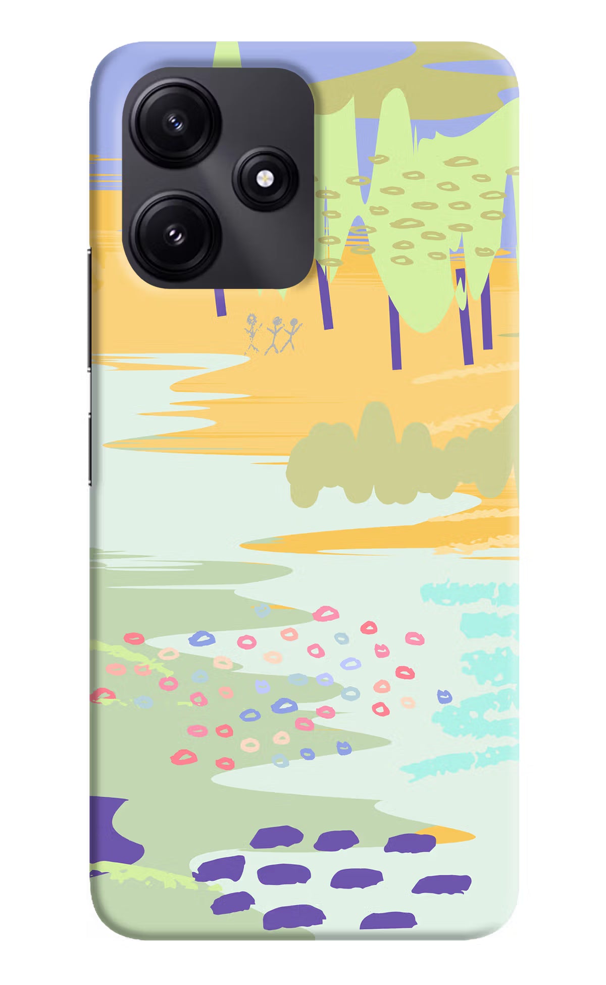 Scenery Poco M6 Pro 5G Hard Case Back Cover by Casekaro