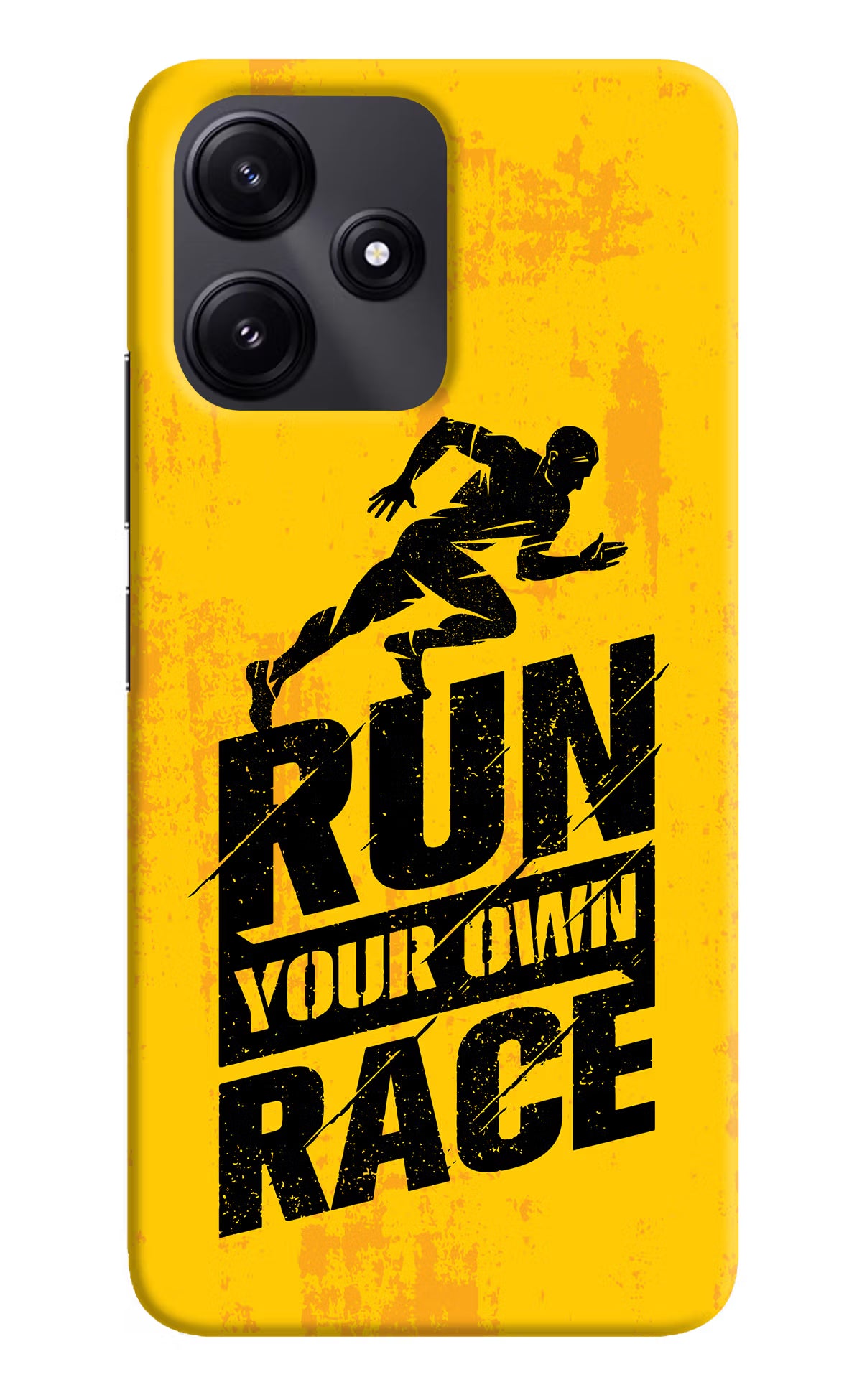 Run Your Own Race Poco M6 Pro 5G Hard Case Back Cover by Casekaro