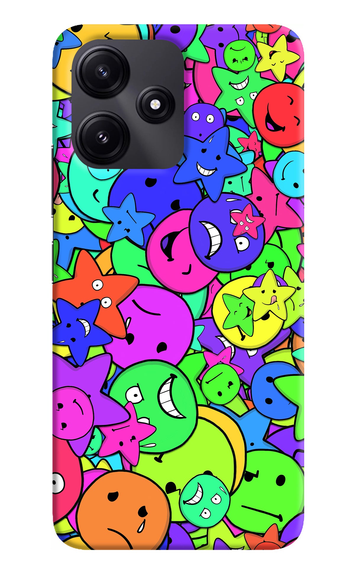 Fun Doodle Poco M6 Pro 5G Back Cover