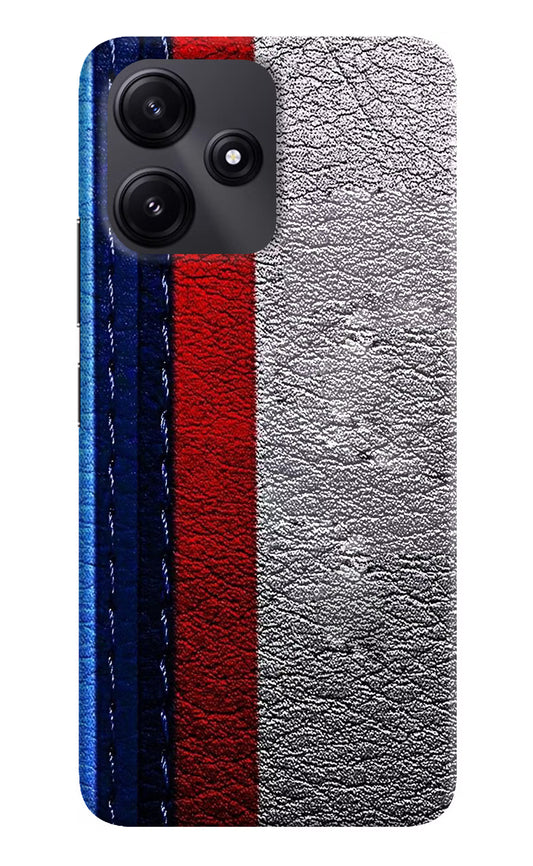 BMW Stripes Poco M6 Pro 5G Hard Case Back Cover by Casekaro