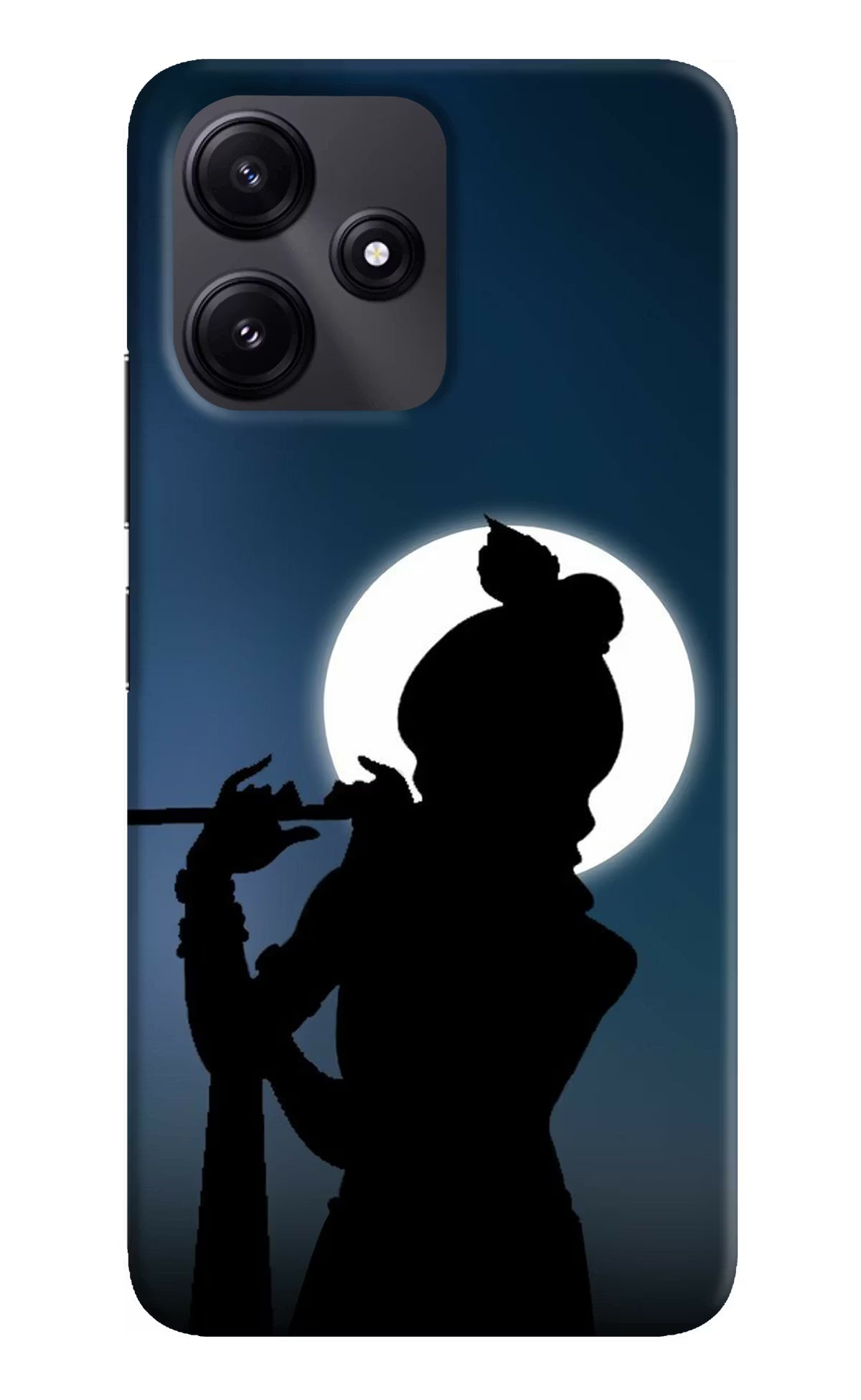 Shri Krishna Silhouette Poco M6 Pro 5G Hard Case Back Cover by Casekaro