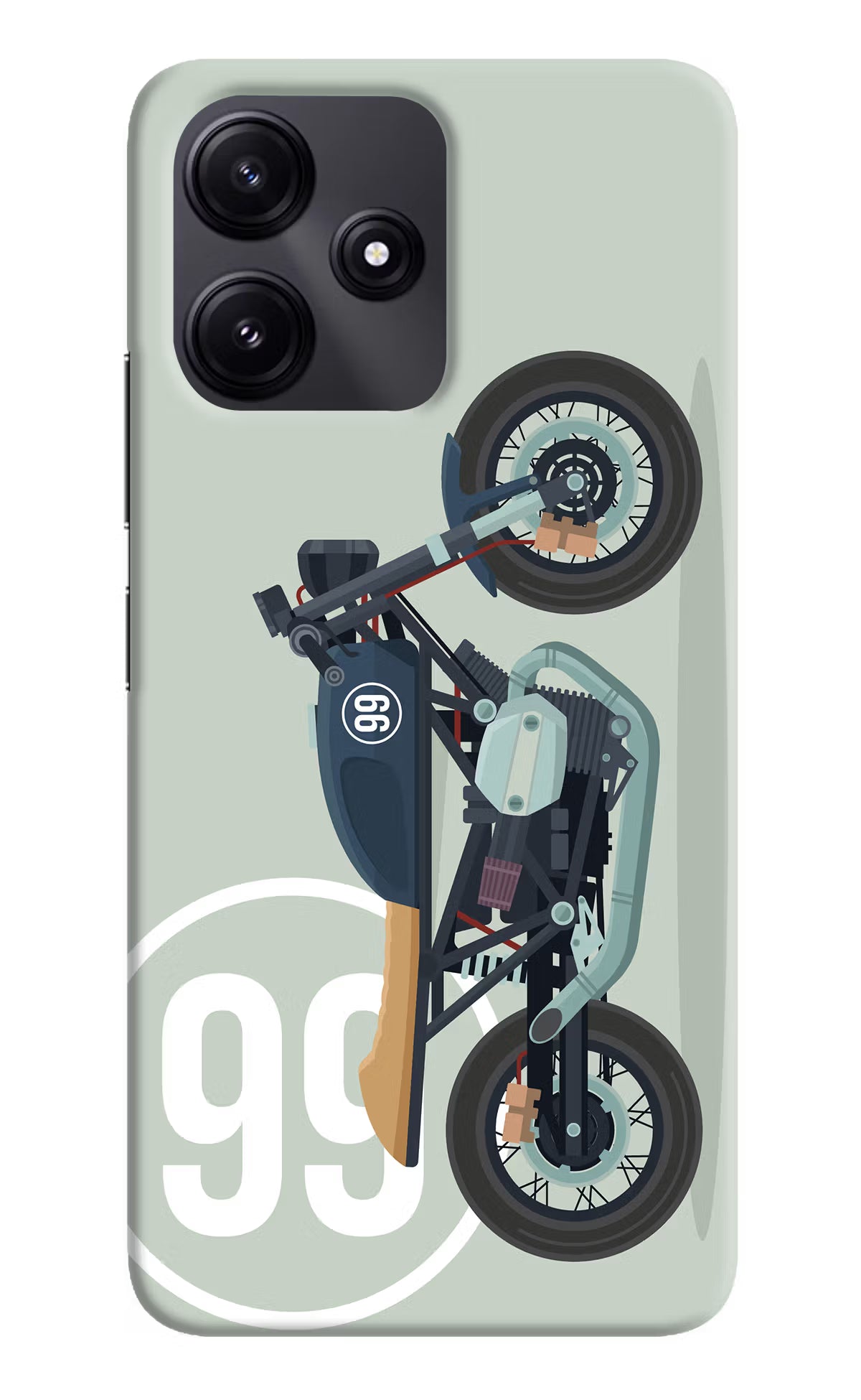 Classic Cafe Racer 99 Poco M6 Pro 5G Hard Case Back Cover by Casekaro