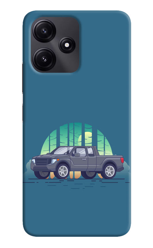 Retro Garage Vibe Poco M6 Pro 5G Hard Case Back Cover by Casekaro