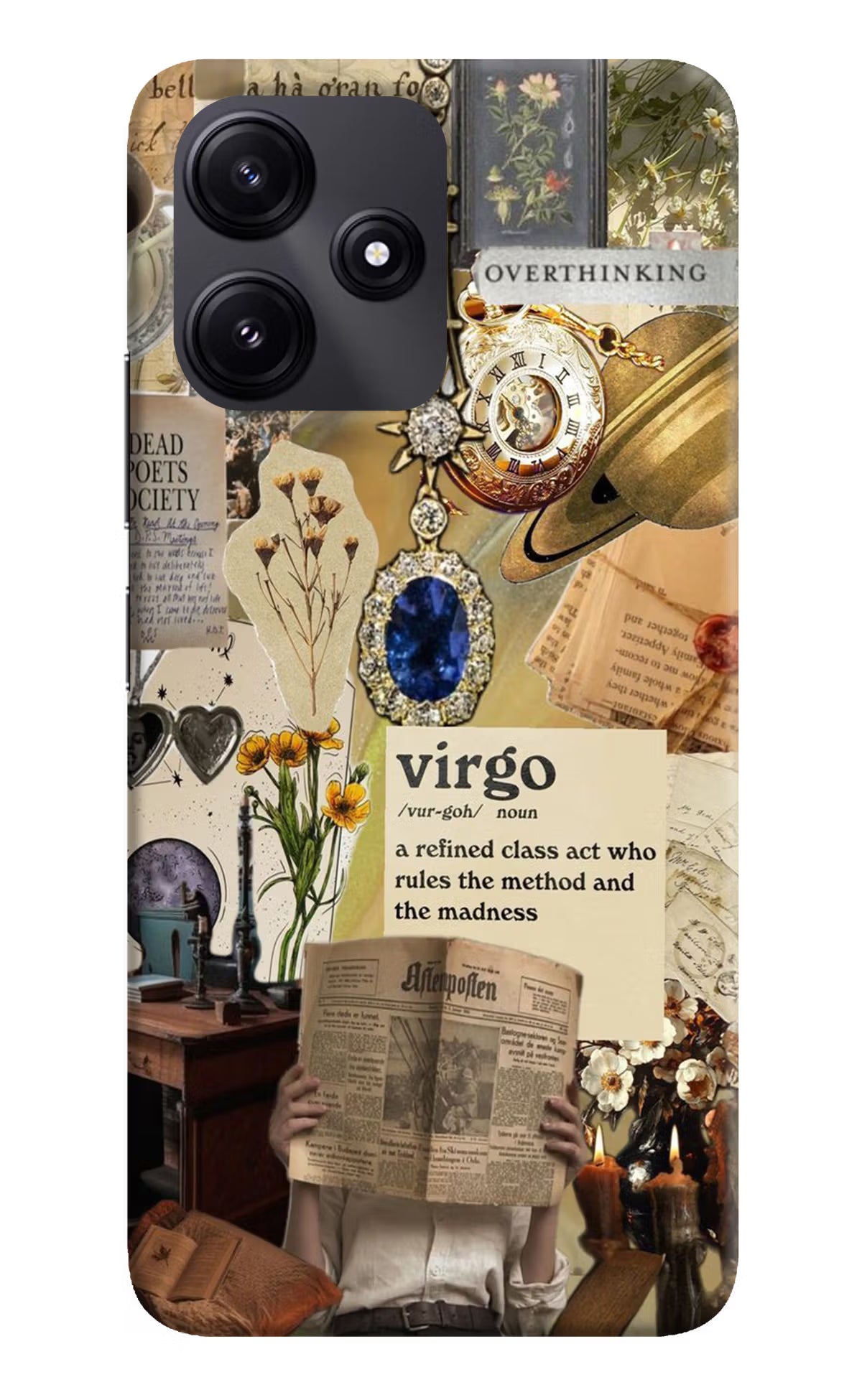 Virgo Zodiac Poco M6 Pro 5G Hard Case Back Cover by Casekaro
