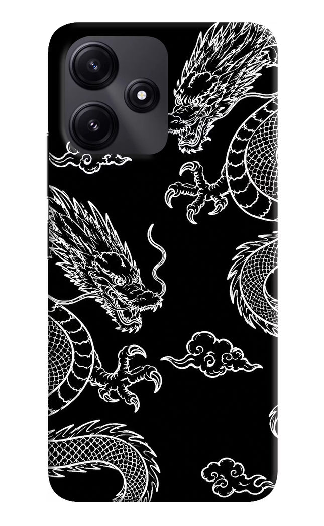Twin Dragons Poco M6 Pro 5G Hard Case Back Cover by Casekaro