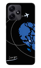 Love Orbit Poco M6 Pro 5G Hard Case Back Cover by Casekaro