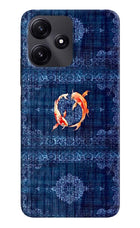 Koi Blue Poco M6 Pro 5G Back Cover