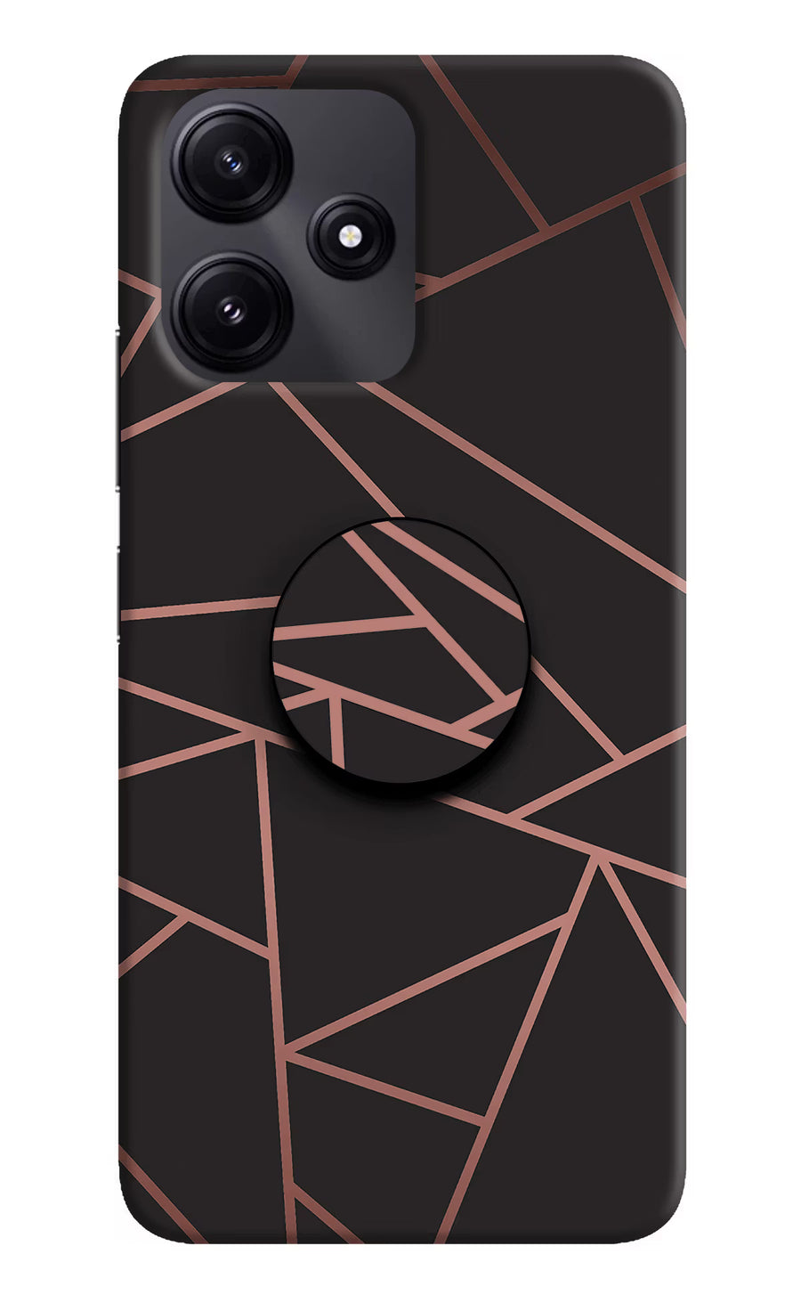 Geometric Pattern Poco M6 Pro 5G Pop Case, Hard case