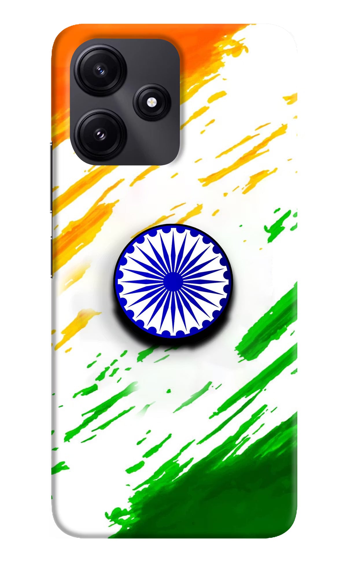 Indian Flag Ashoka Chakra Poco M6 Pro 5G Pop Case by Casekaro