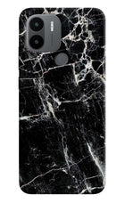 Black Marble Texture Redmi A1+/A2+ Back Cover