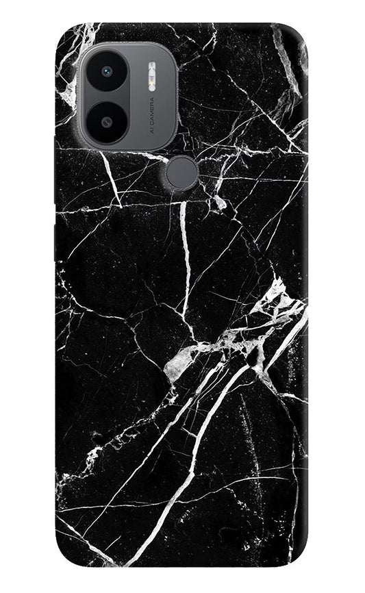 Black Marble Pattern Redmi A1+/A2+ Back Cover