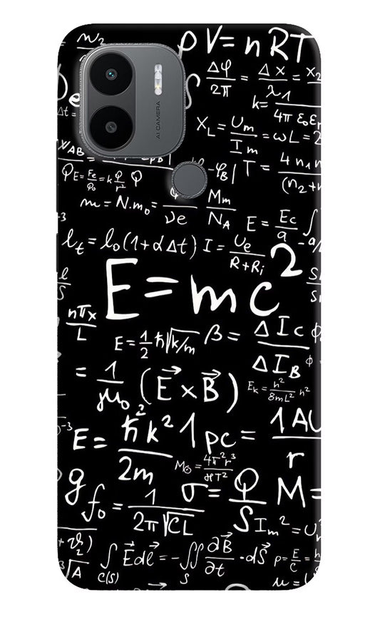 Physics Formula Redmi A1+/A2+ Back Cover