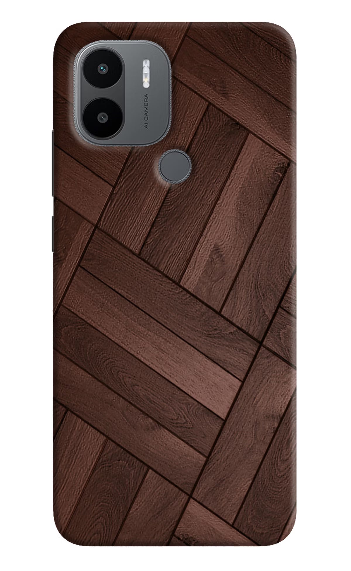 Wooden Texture Design Redmi A1+/A2+ Back Cover