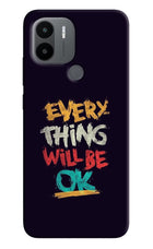 Everything Will Be Ok Redmi A1+/A2+ Back Cover