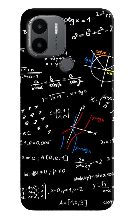 Mathematics Formula Redmi A1+/A2+ Back Cover