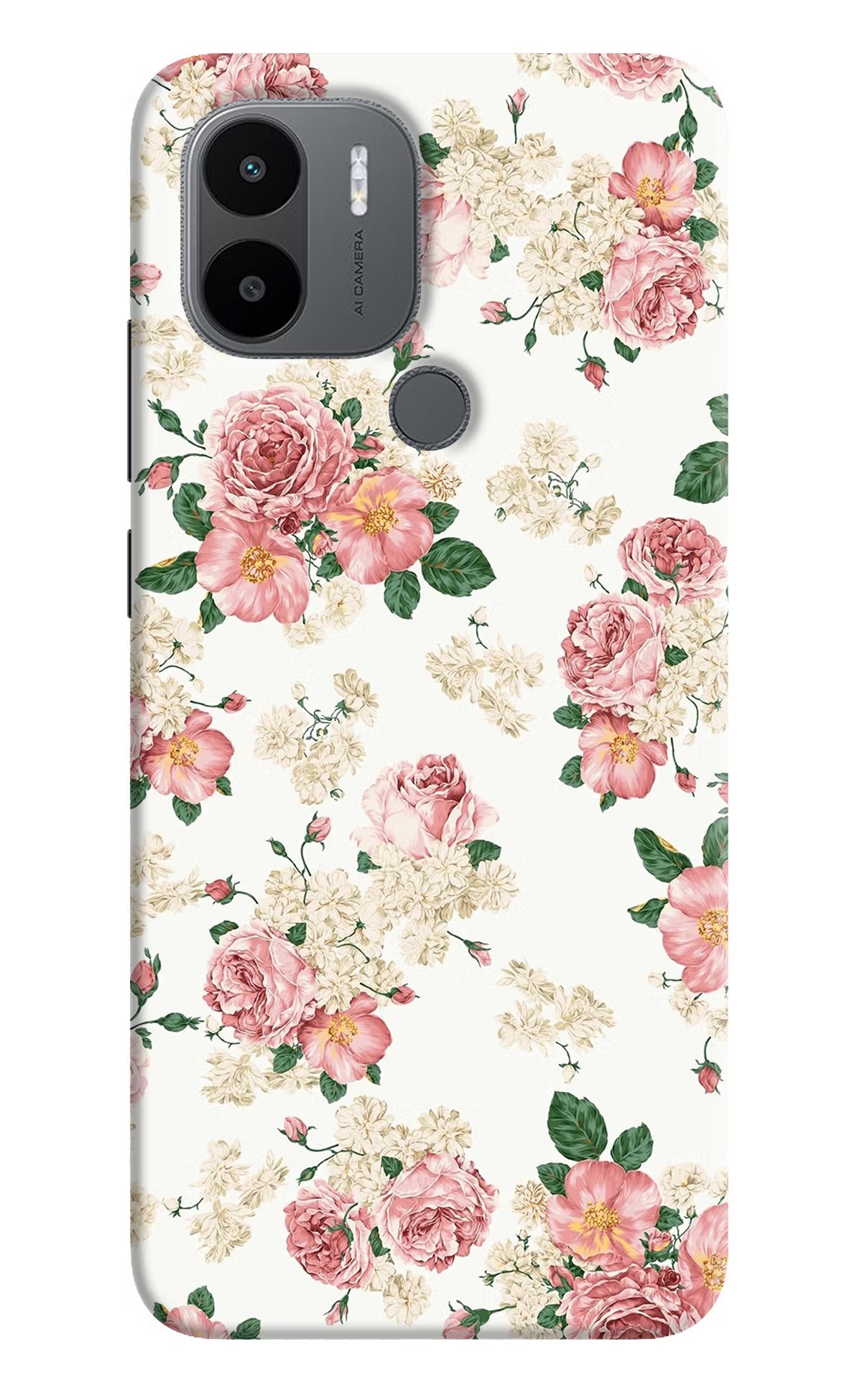 Flowers Redmi A1+/A2+ Back Cover